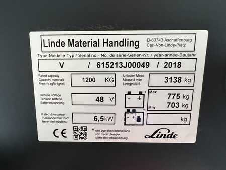 Vertikální vychystávací vozík 2018  Linde V  ( 5213 ) * DEMO !! (3)