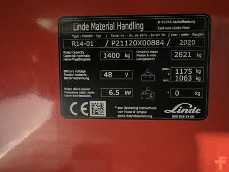 Skjutstativtruck 2020  Linde R 14 - 01 ( 1120 ) - NEW / Unused (3)