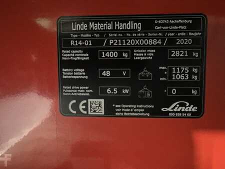 Chariot à mât rétractable 2020  Linde R 14 - 01 ( 1120 ) - NEW / Unused (3)