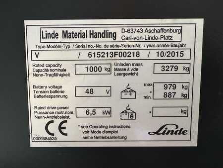 Vertical order pickers 2015  Linde V ( 5213 ) - DOUBLE steering * DEMO !!! (3)