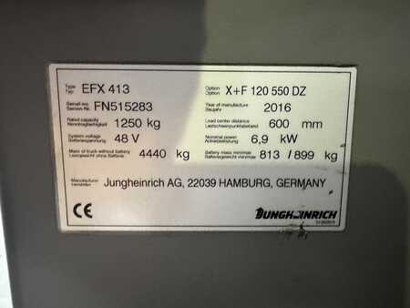 Schmalgangstapler 2016  Jungheinrich EFX 413 X + F (3)