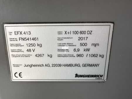 Jungheinrich EFX 413 X + i   = Wire Guidance !! Triplex FFL !!