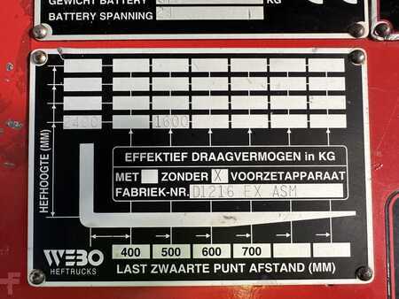 Wózek wysokiego podnoszenia 2009  Sichelschmidt D 1216 ASM - Atex EX 2G / Zone 1 (2)