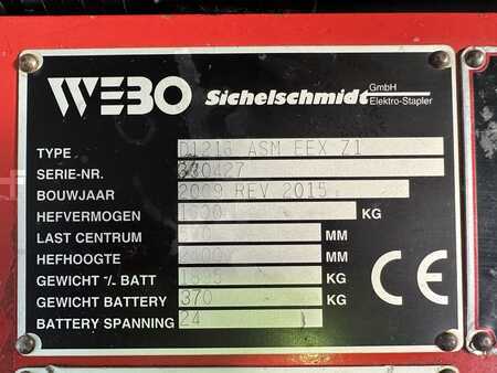 Wózek wysokiego podnoszenia 2009  Sichelschmidt D 1216 ASM - Atex EX 2G / Zone 1 (5)