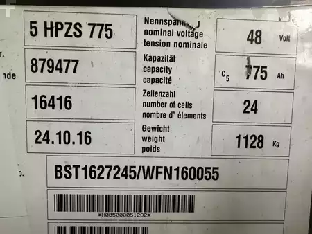 Carretilla retráctil 2016  Linde R 14 HD 01 ( 1120 ) * Triplex FFL !! (14)