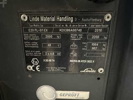 Elektro 4 Rad 2010  Linde E 20 PL - 386 / 01 - Atex Proplan EX 2G / Zone 1 (2)