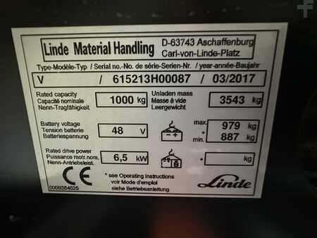 Lodret ordreplukker 2017  Linde V ( 5213 ) - Wire Guidance !! DOUBLE steering !! Triplex FFL (3)