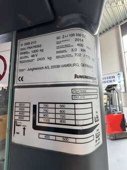Wózki do komisjonowania pionowego 2014  Jungheinrich EKS 210 - Wire Guidance !! PSA  !! Triplex FFL (3)