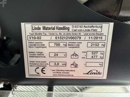 Verticale orderpickers 2019  Linde V 10 - 5212 * DOUBLE steering !! (4)