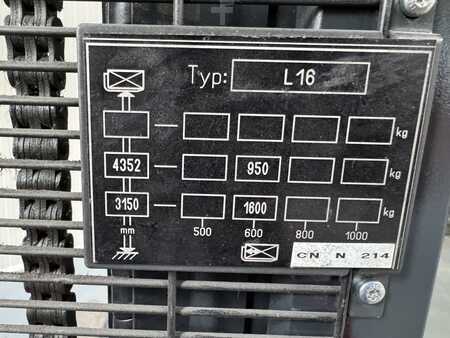 Hochhubwagen 2017  Linde L 16 - Atex Pyroban EX 3G / Zone 2 * DEMO !! (4)