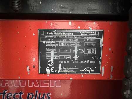 Ruční vysokozdvižný vozík 2017  Linde L 16 - Atex Proplan EX 3G / Zone 2 * Triplex FFL !! DEMO !! (3)