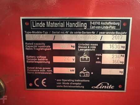 Ruční vysokozdvižný vozík 2017  Linde L 06 AC ( 1170 ) - Triplex FFL !! (3)