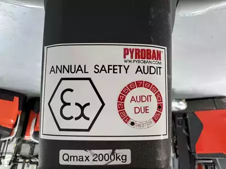 Porta-paletes elétrico 2018  Toyota LPE 200 * Atex EX * Pyroban 3D / Zone 22 !! NEW battery !! (16)