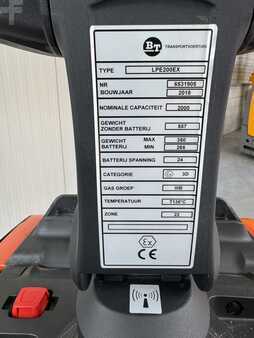 Transpallet elettrici 2018  Toyota LPE 200 - Atex Pyroban EX 3D / Zone 22 !! NEW battery !! (3)