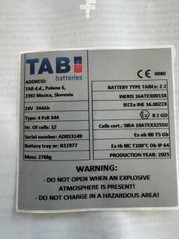 Transpallet elettrici 2018  Toyota LPE 200 - Atex Pyroban EX 3D / Zone 22 !! NEW battery !! (7)