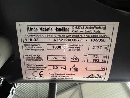 Függőleges komissiózó 2020  Linde V 10 / 02 - 5212 * DEMO !! DOUBLE steering !! FULL options !! (3)