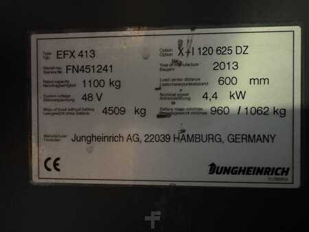 Smalgangstruck 2013  Jungheinrich EFX 413 X + i = Wire Guidance !! Triplex FFL !! (3)