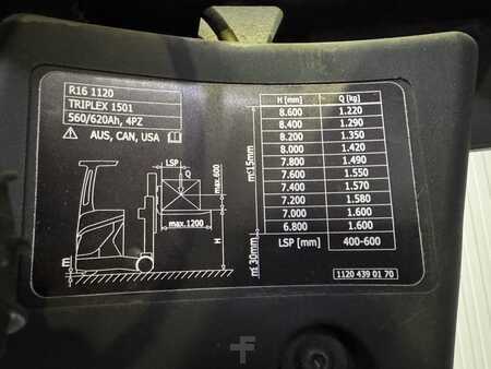 Työntömastotrukki 2014  [div] R 16 - 01 ( 1120 ) * Triplex FFL !! COLDSTORE !! (4)