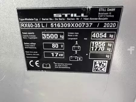 Elektromos 4 kerekű 2020  Still RX 60-35 L * Triplex FFL !! (3)