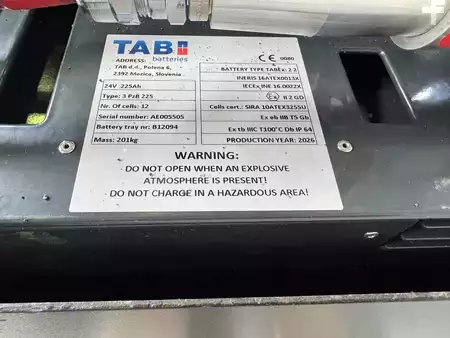 Nízkozdvižný vozík 2018  BT LWE 160 * Atex EX * Miretti 2G / Zone 1 * NEW battery !! (5)