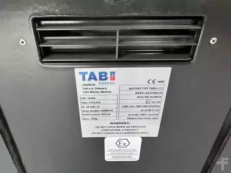 Ruční vysokozdvižný vozík 2018  Hyster S 1.6 i * Atex EX * Miretti 2G / Zone 1 * NEW battery !! (8)