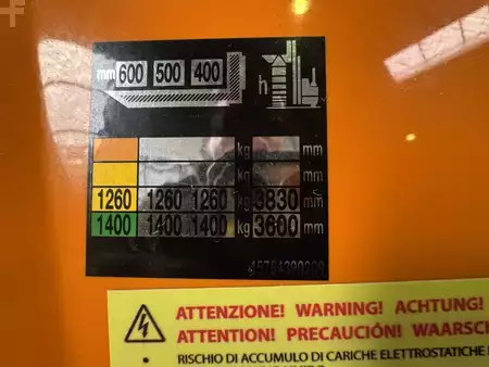 Wózek wysokiego podnoszenia 2018  Still EXV 14 i * DEMO * Atex EX * Miretti 3G / Zone 2 * NEW battery !! (4)