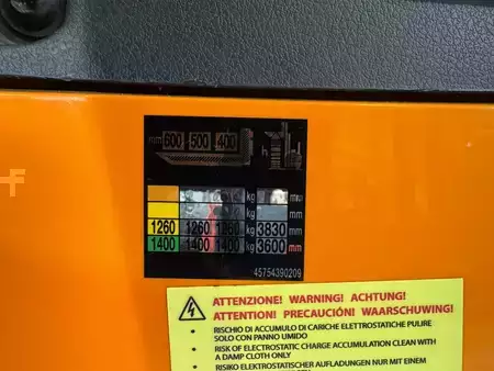 Wózek wysokiego podnoszenia 2018  Still EXV 14 i * DEMO * Atex EX * Miretti 3G / Zone 2 * NEW battery !! (4)
