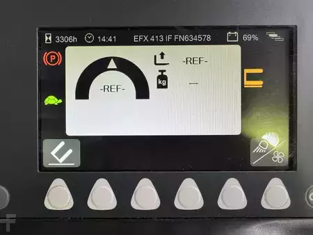 Carrelli per corridoi stretti 2020  Jungheinrich EFX 413 X + i = Wire Guidance !! Triplex FFL !! NEW battery !! (18)