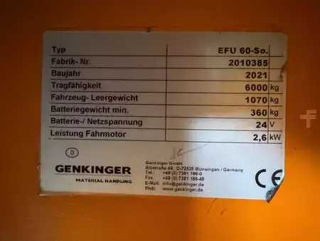 Lavansiirtovaunu 2021  BAKA  / GENKINGER EFU 6.0 T @ 850 MM !! (3)
