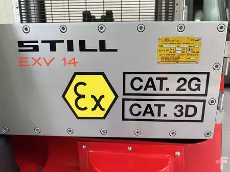 Wózek wysokiego podnoszenia 2017  Still EXV 14 C * DEMO * Atex EX * Miretti 2G / Zone 1 & 3D / Zone 22 * NEW battery !! (7)