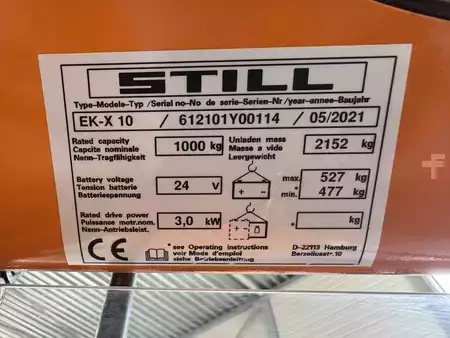 Preparador de pedidos vertical 2021  Still EK-x 10 * DEMO !! DOUBLE steering !! (3)