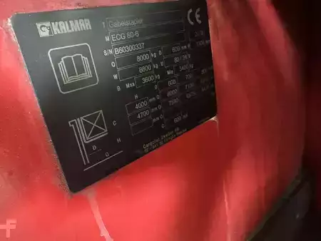 3-wiel elektrische heftrucks 2019  Kalmar ECG 80 / 6 * DEMO * Triplex FFL !! ( 8.0 T @ 600 MM !! ) (3)
