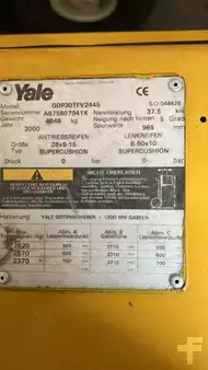 Wózki widłowe diesel 2000  Yale GDP 30 TF Hydro (2)