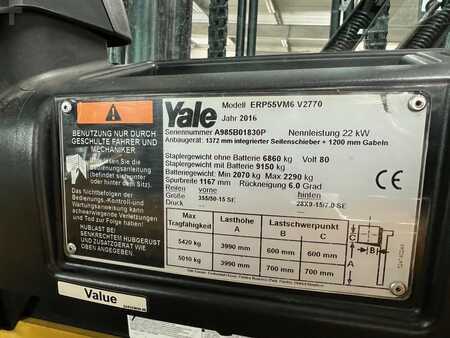 Sähkö - 4 pyör 2016  Yale ERP55VM6 (5)