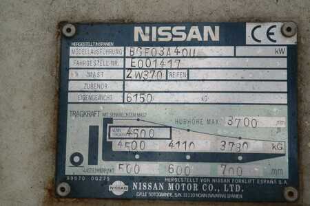Chariot élévateur gaz 1997  Nissan BGF 03 A 40 U (6)