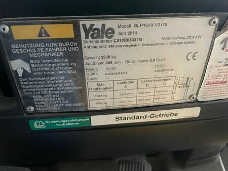 Empilhador a gás 2014  Yale GLP 16 vx (2)