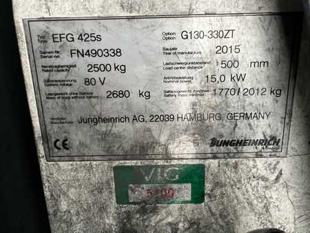 Eléctrica de 4 ruedas 2015  Jungheinrich EFG425s (6) 