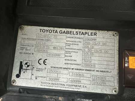 Dieselstapler 2014  Toyota 02-8FDJF35 (5)