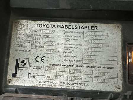 Wózki widłowe diesel 2014  Toyota 02-8FDJF35 (5) 