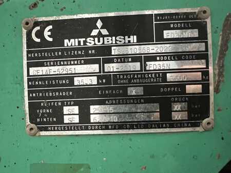 Diesel heftrucks 2019  Mitsubishi FD35N (6)