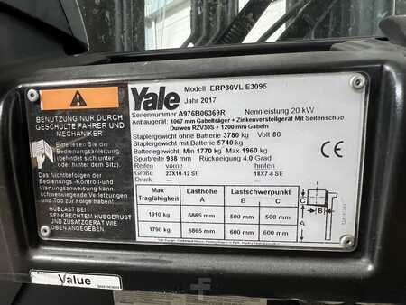 Elektryczne 4-kołowe 2017  Yale ERP30VL (7)