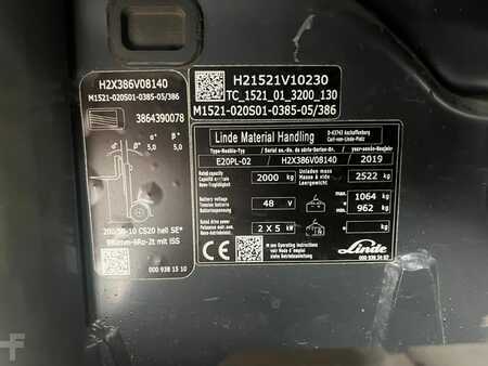 Elektro 4 Rad 2019  Linde E 20PL-02 (5)