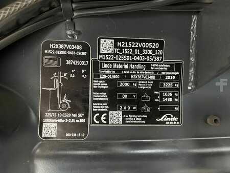 Elektro 4 Rad 2019  Linde E 20H-01/600 (5)