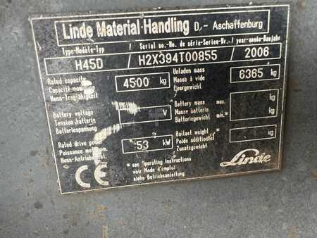 Dieselový VZV 2006  Linde H45D (5)