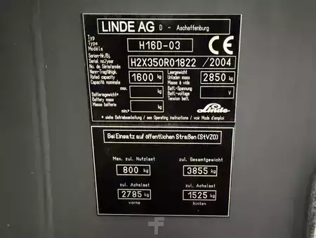 Dieselstapler 2004  Linde H16D-03 (6)