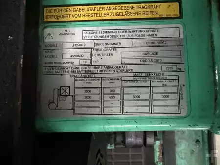 Dieselový VZV 2008  Mitsubishi FD50K2 (5)