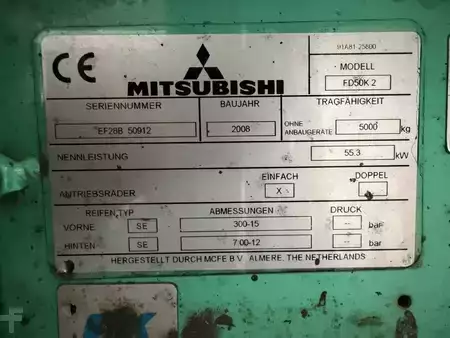 Dieselový VZV 2008  Mitsubishi FD50K2 (6)