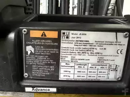 Carrelli elettrici 4 ruote 2013  Hyster J5.0XN (7)