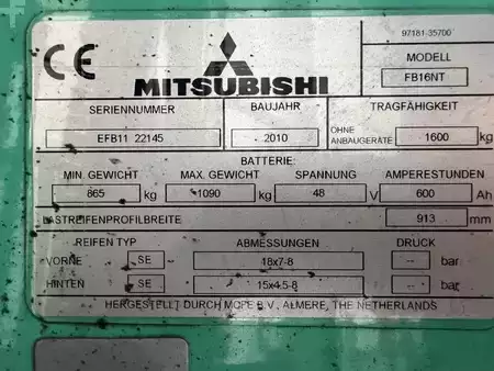 Elektryczne 3-kołowe 2010  Mitsubishi FB16NT (6)
