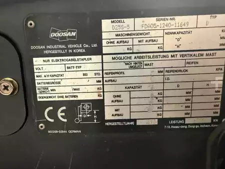 Dieselstapler 2013  Doosan D25S-5 (5)